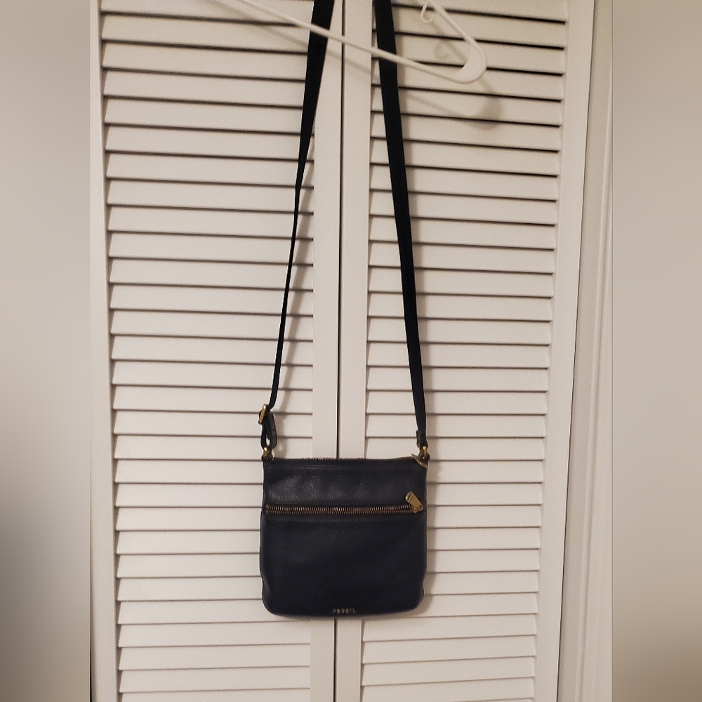 Fossil Navy Blue Crossbody Handbag